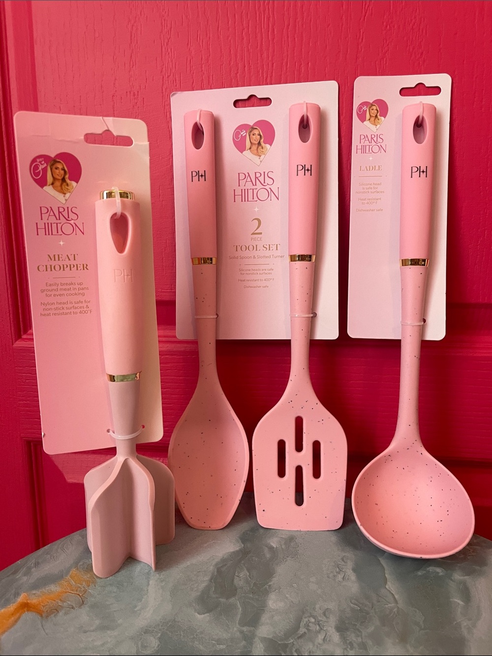 PARIS HILTON - Pink Tool Set x4 - NEW